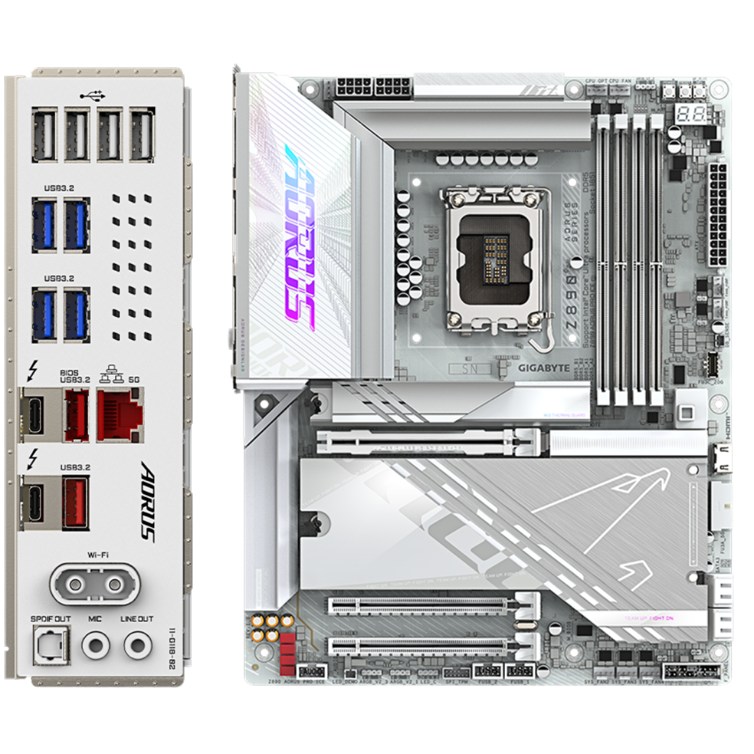 مادربرد گیگابایت Z890 AORUS PRO ICE