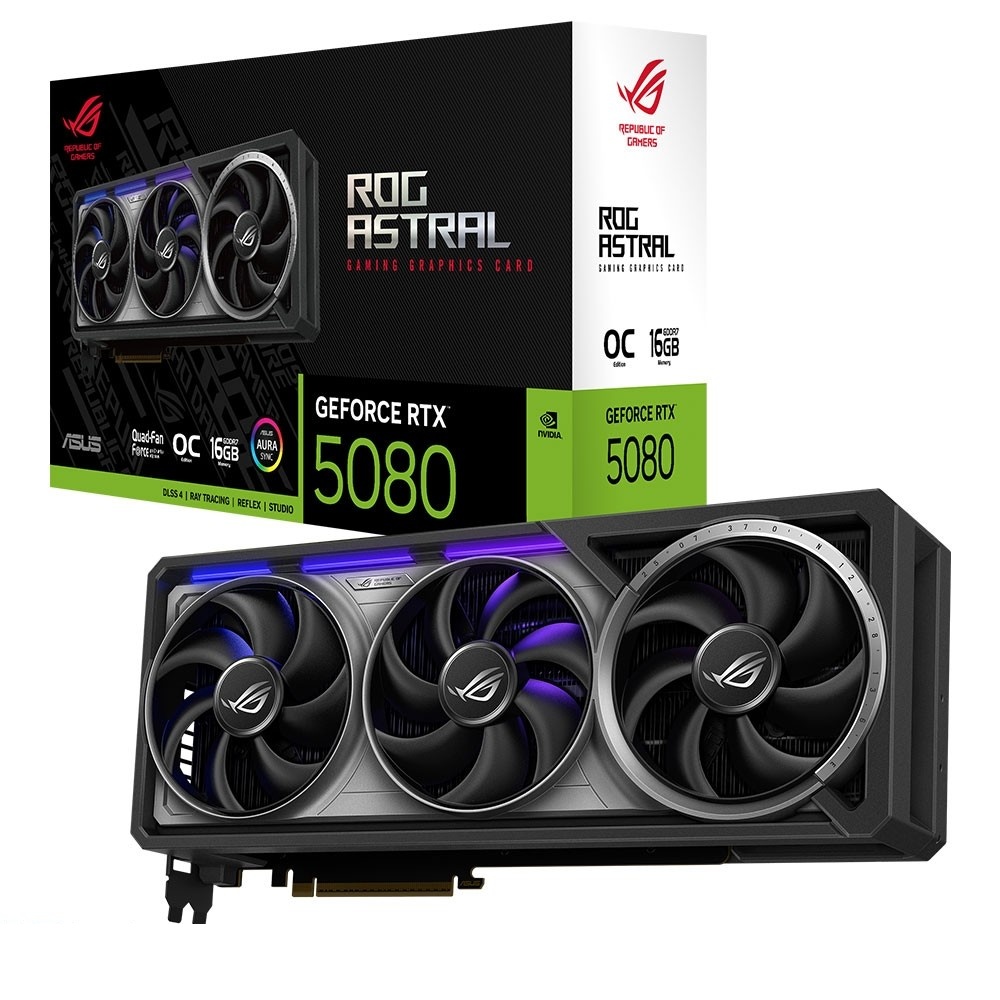 کارت گرافیک ایسوس ROG Astral RTX 5080 OC 16GB