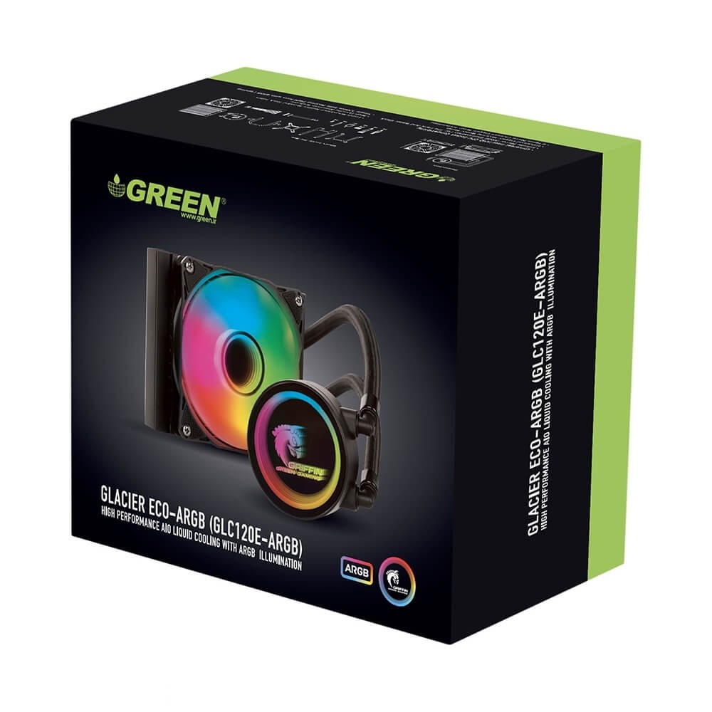 خنک کننده پردازنده گرین GLACIER 120 ECO-ARGB
