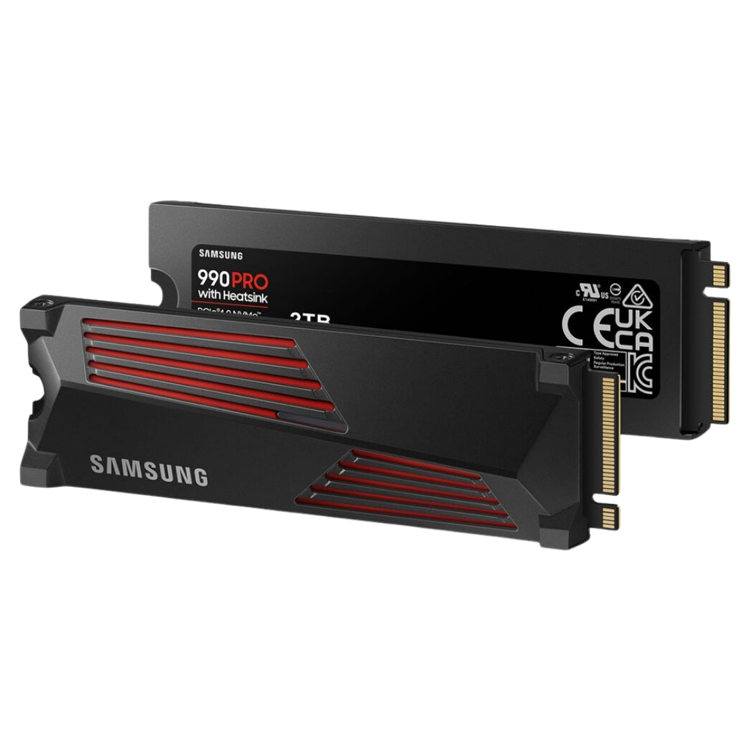 اس اس دی سامسونگ 2 ترابایت مدل M.2 NVME 990 PRO Heatsink